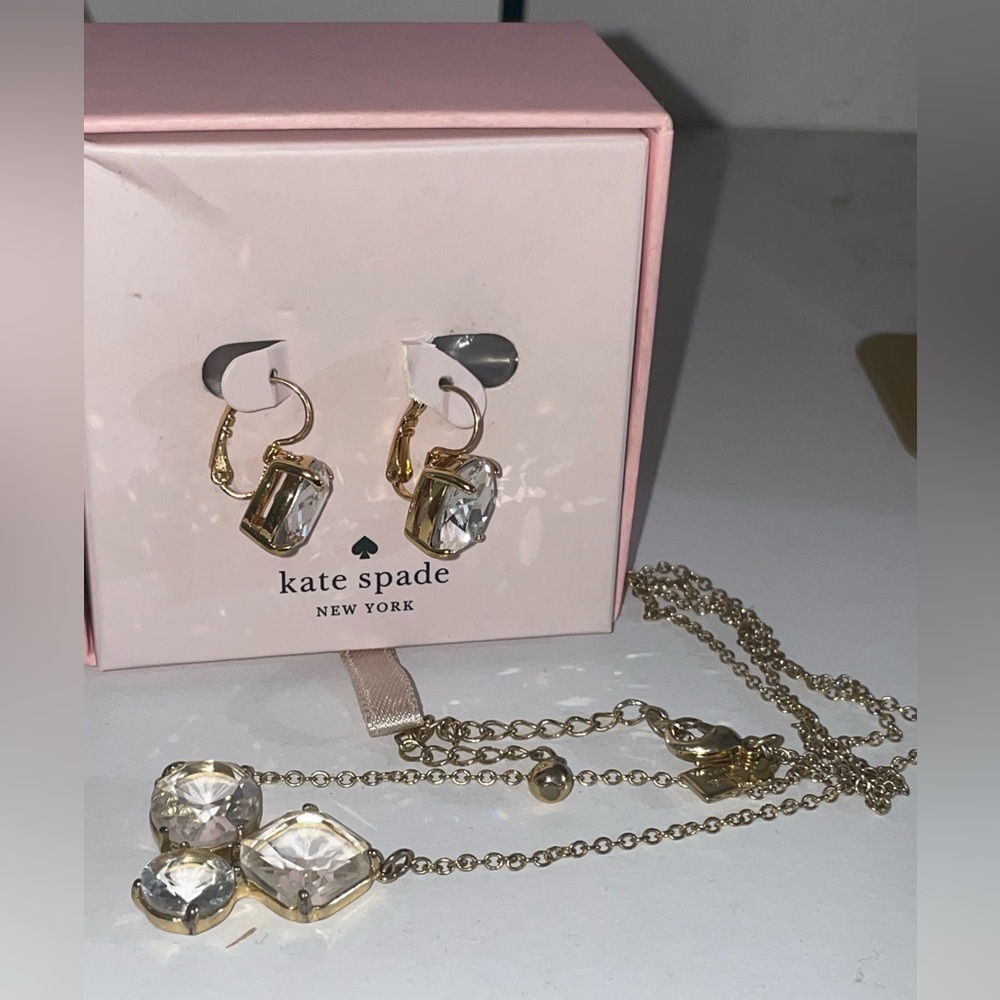 Kate spade necklace and earrings